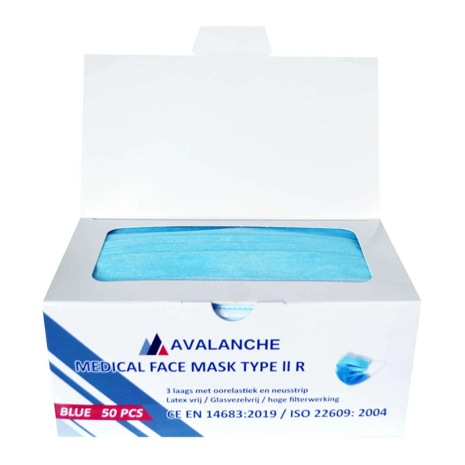 Mondmaskers type IIR | 50 stuks - Afbeelding 3