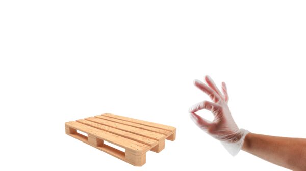 Pallet Vinyl Gepoederd maat S