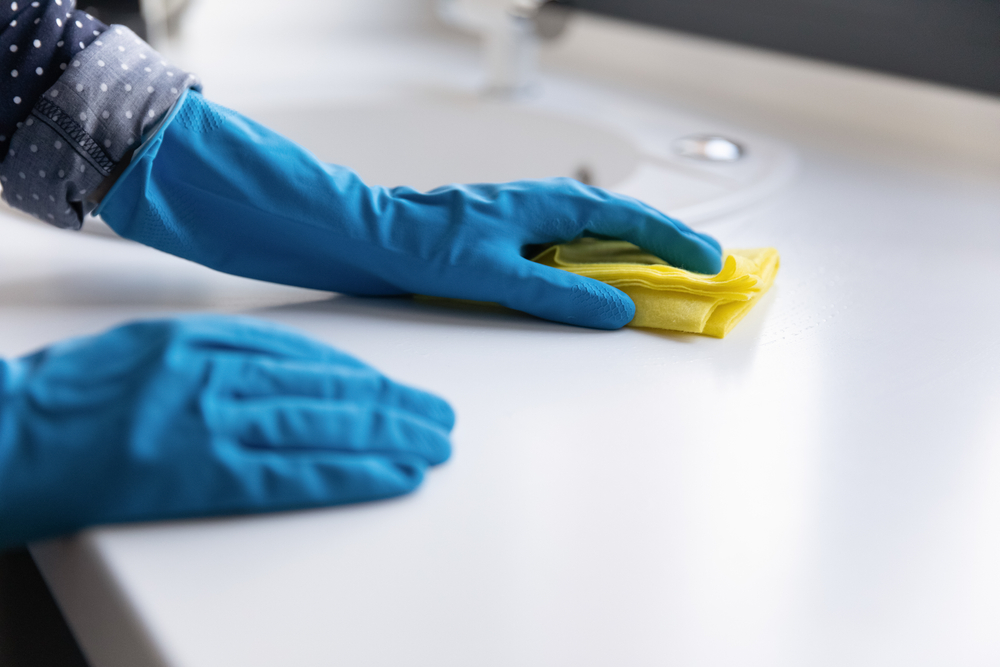 grote aantallen schoonmaakhandschoenen